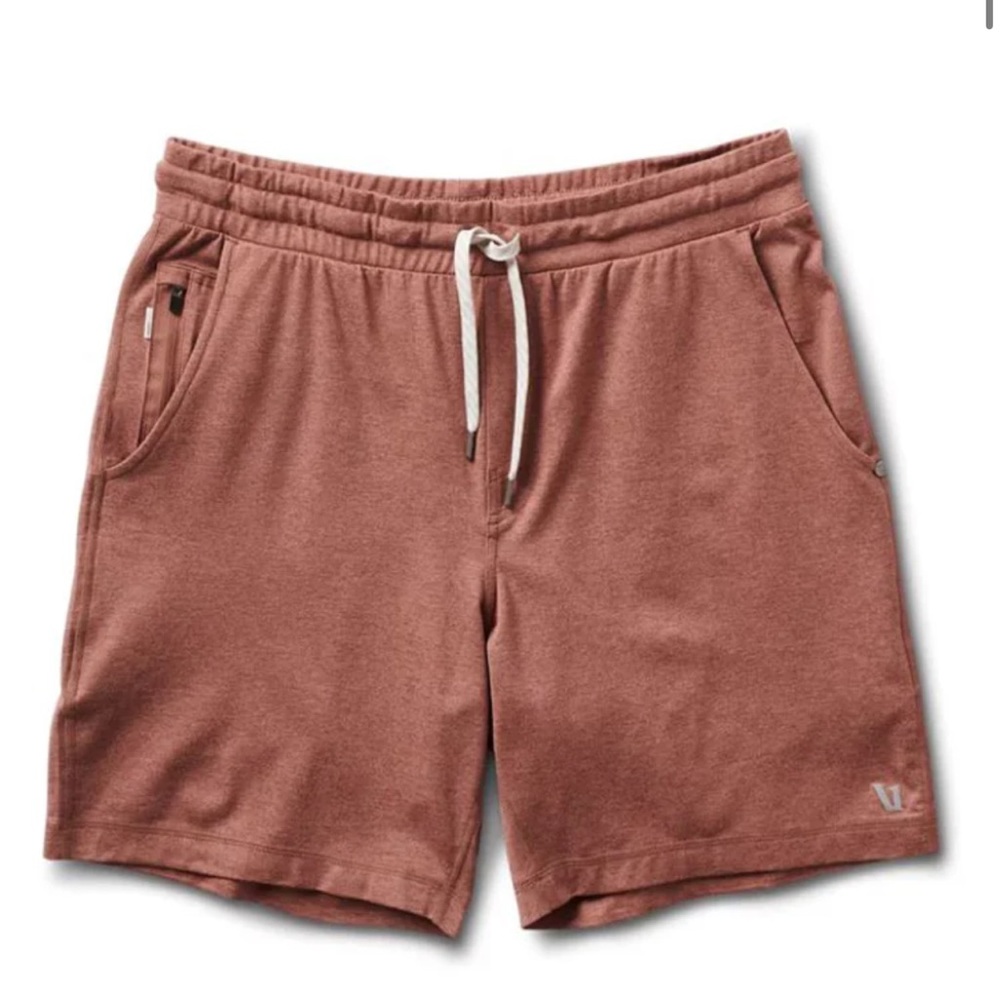Vuori Men's Ponto Shorts in Rust